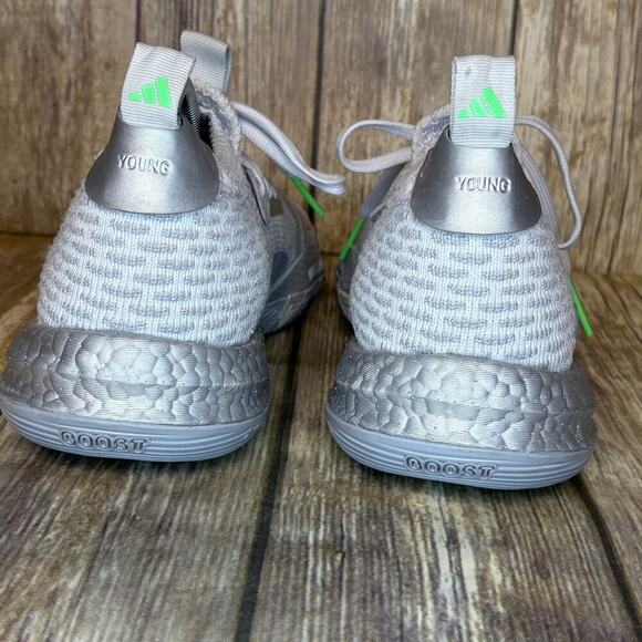 adidas Trae Young 2 Dash Grey Halo Silver Mens Sneaker Sz 8‎